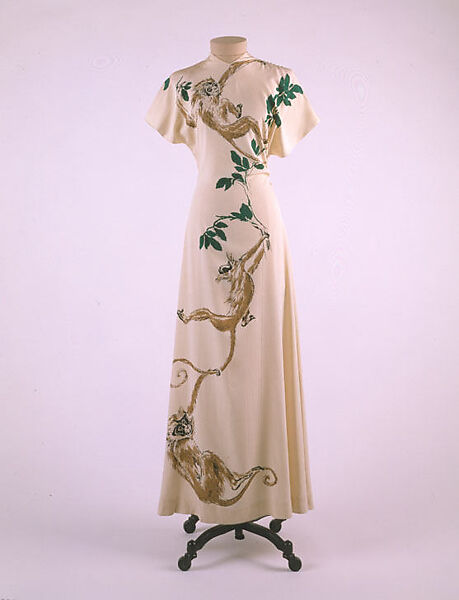Dress, Gilbert Adrian (American, Naugatuck, Connecticut 1903–1959 Hollywood, California), rayon, American