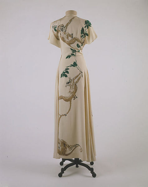 Dress, Gilbert Adrian (American, Naugatuck, Connecticut 1903–1959 Hollywood, California), rayon, American