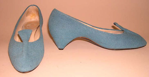 Shoes, House of Dior (French, founded 1946), wool, leather, French 