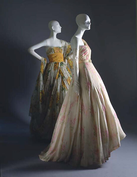 "Cecil Beaton", House of Dior (French, founded 1947), silk, cotton, French 