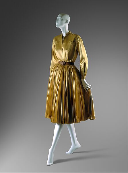 "Pactole", House of Dior (French, founded 1946), silk, French 