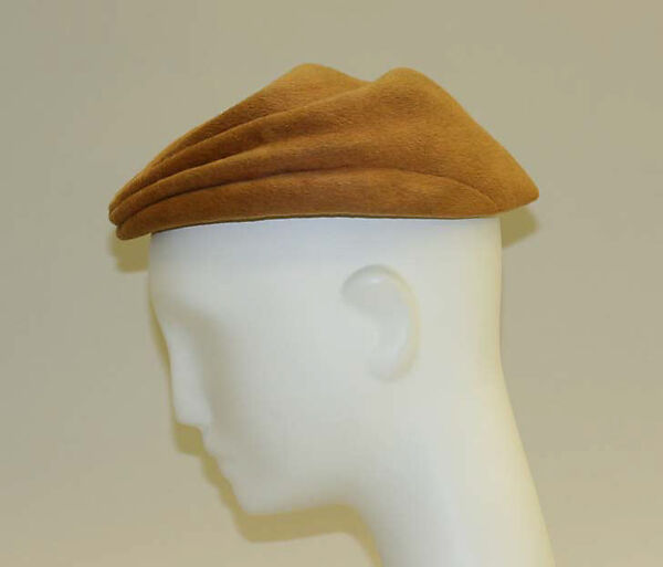 Hat, House of Dior (French, founded 1946), wool, French