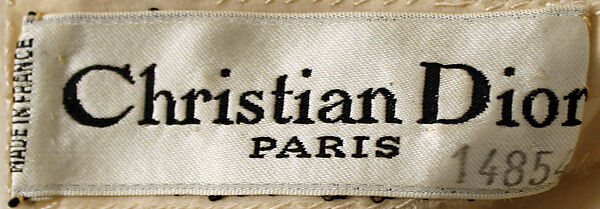 "Comedie Légère", House of Dior (French, founded 1946), silk, cotton, metallic, stones, French