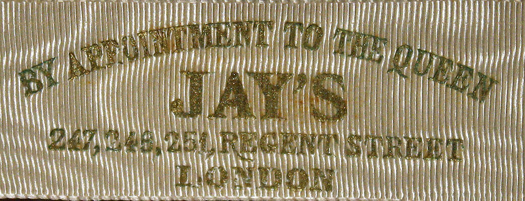 Mantle, Jay's Limited (British), silk, British