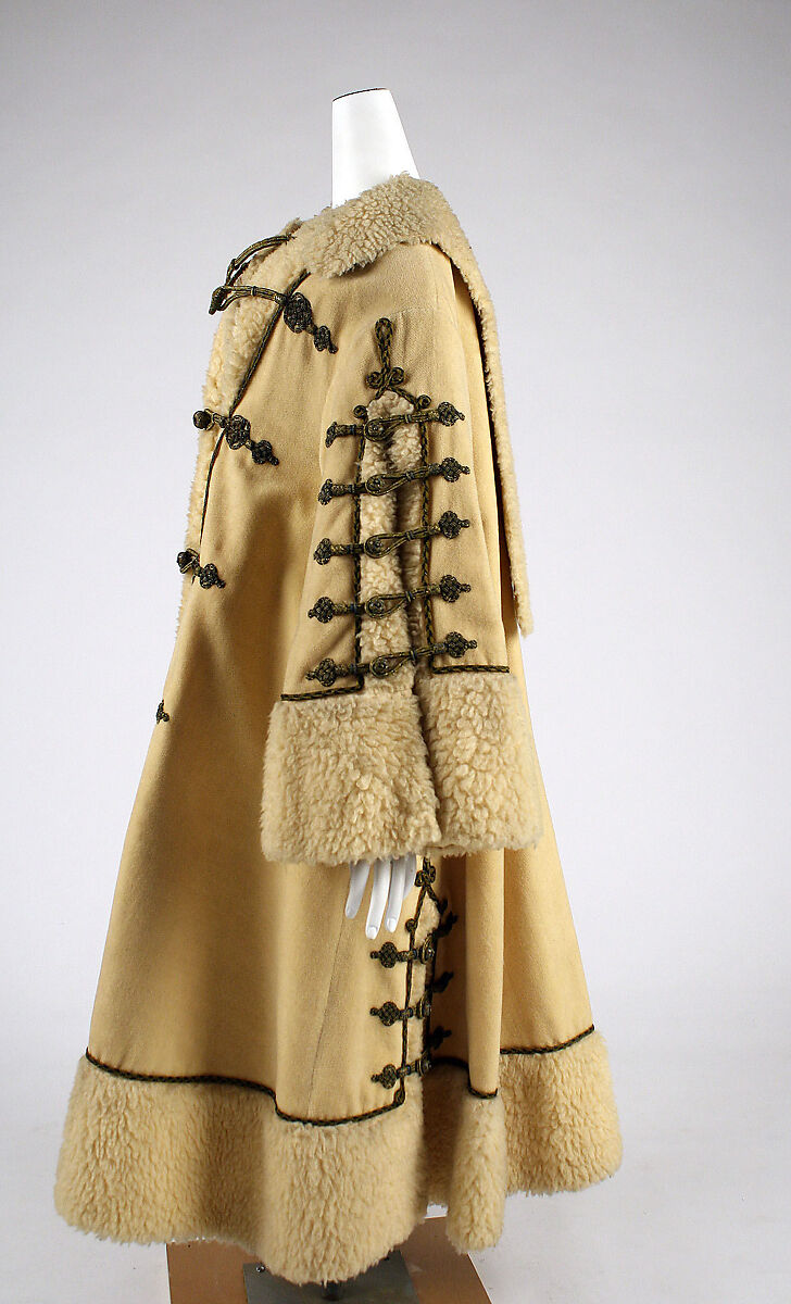 Coat, wool, fur, British