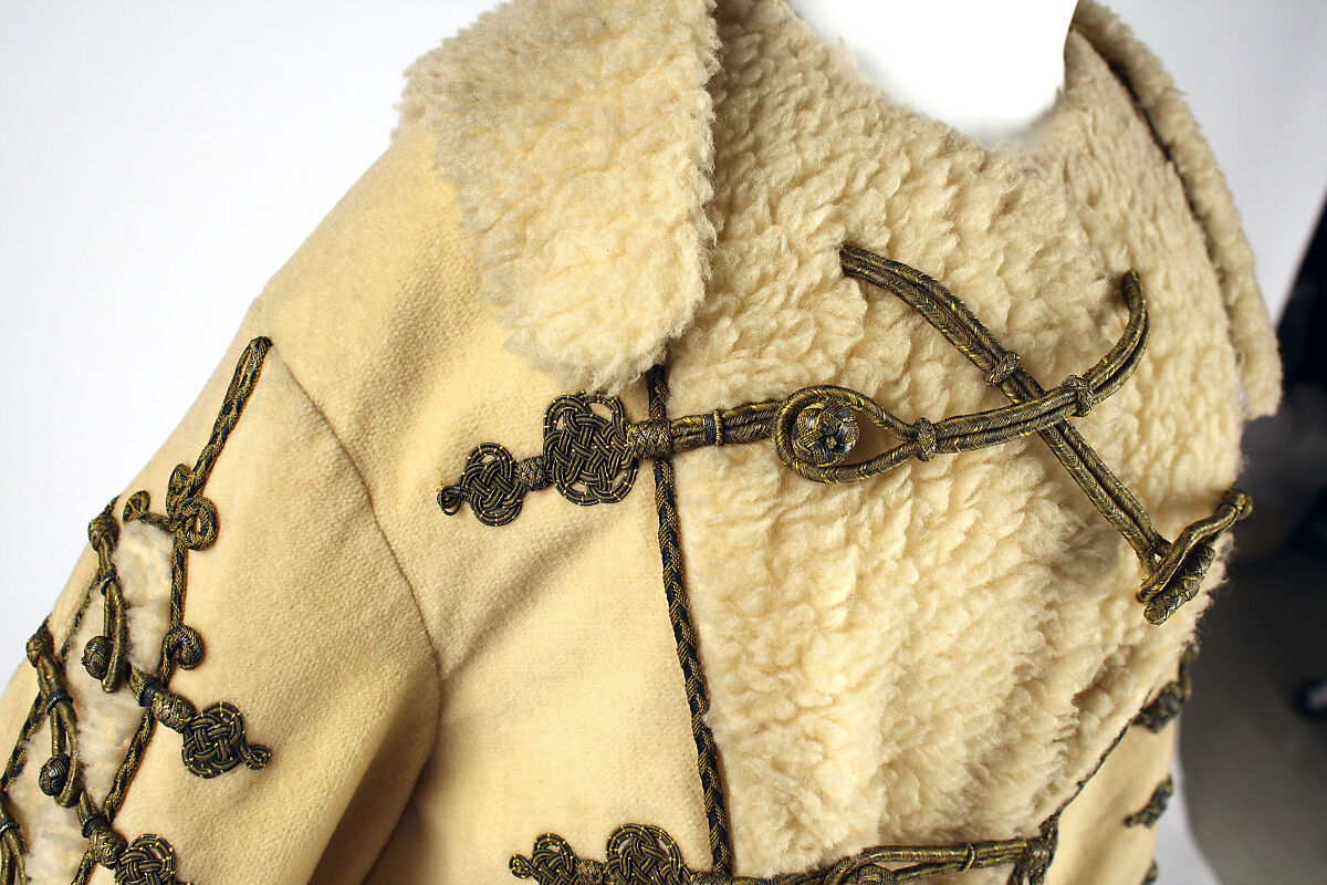 Coat, wool, fur, British