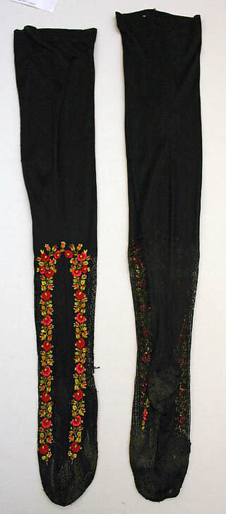 Accessory set, silk, British