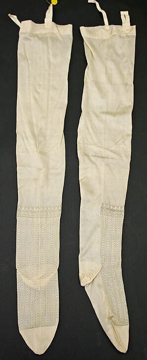 Accessory set, silk, British