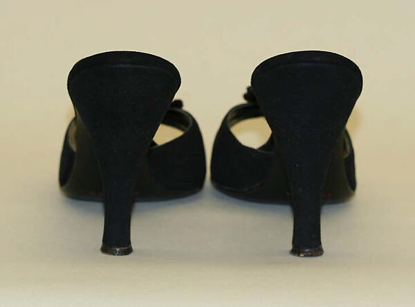 "Spring-o-Lator", Del Arte, suede, leather, elastic, American