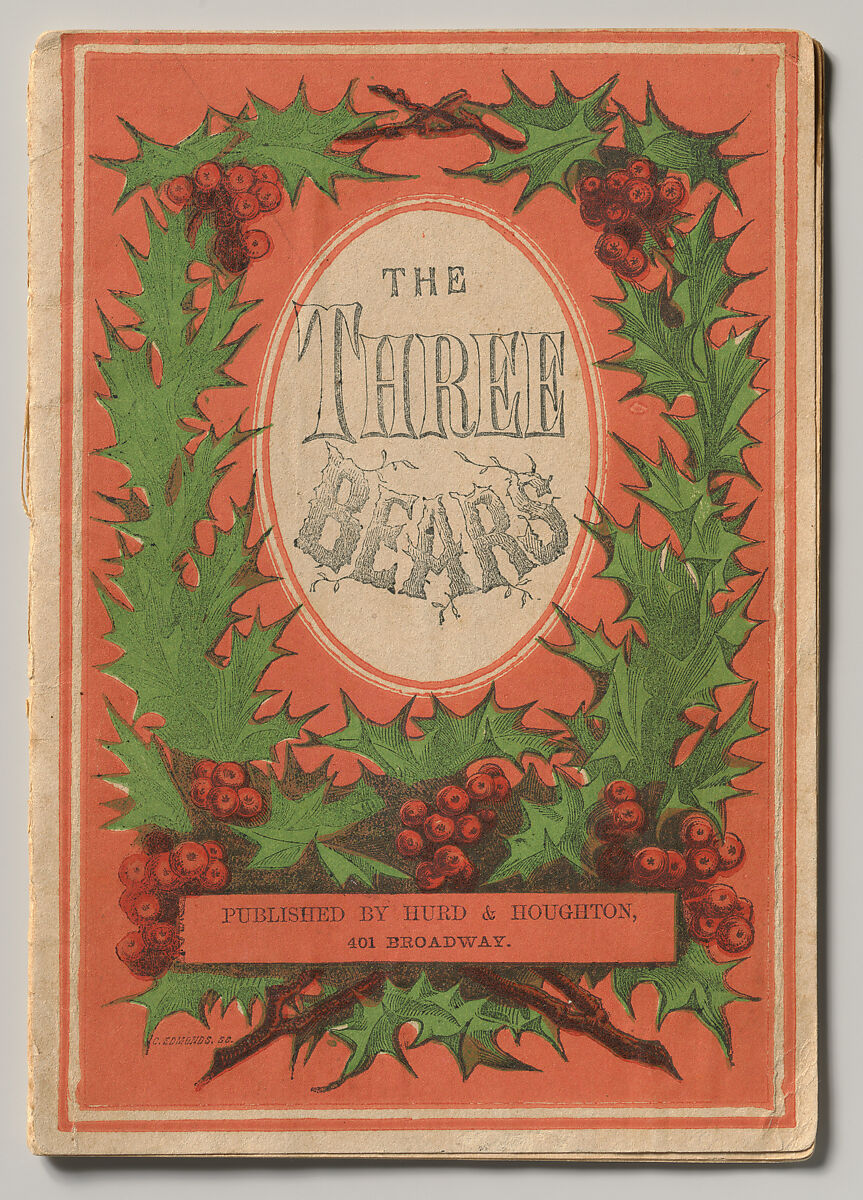 The Three Bears, Harrison William Weir (British, Lewes 1824–1906 Appledore, Kent), Illustrations: color lithographs and wood engravings, printed in oil colors 