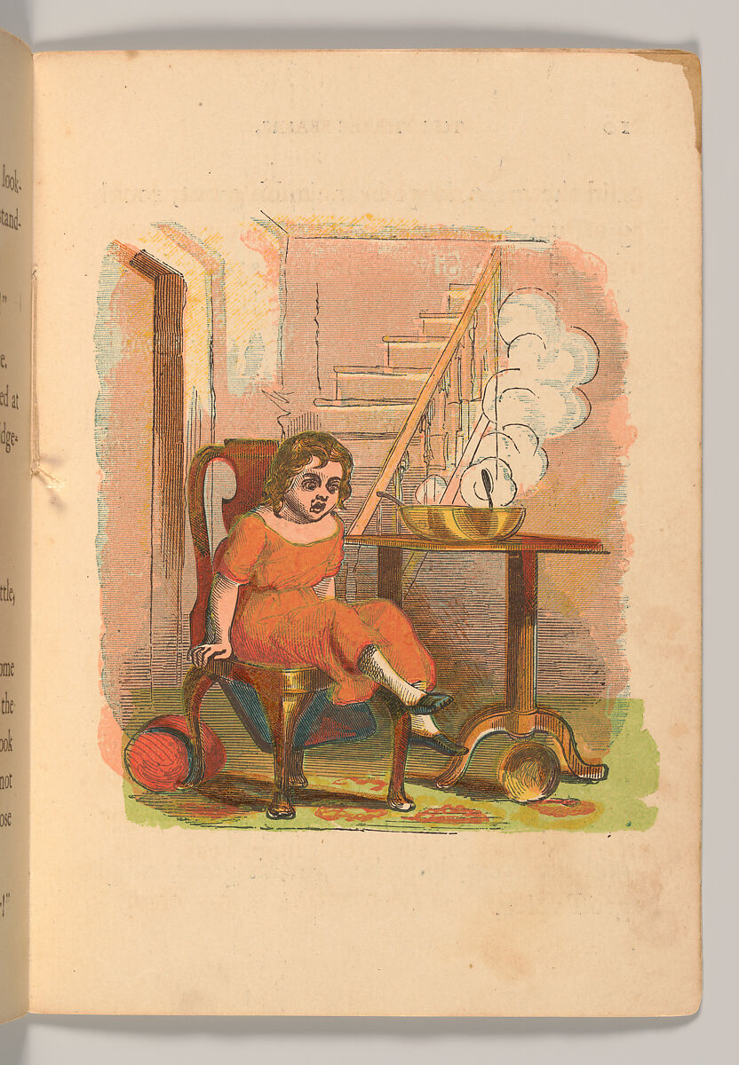 The Three Bears, Harrison William Weir (British, Lewes 1824–1906 Appledore, Kent), Illustrations: color lithographs and wood engravings, printed in oil colors