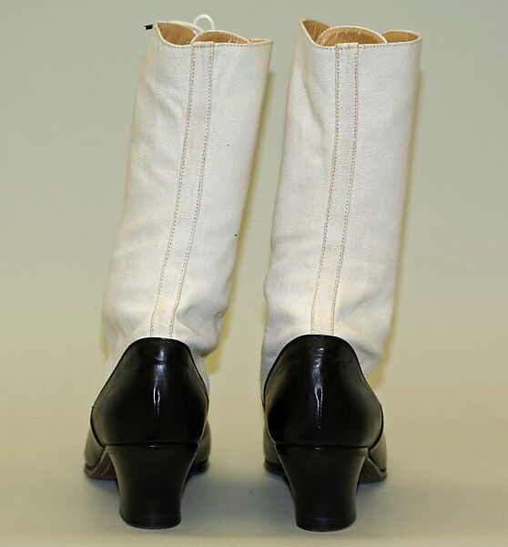 Boots, Ralph Lauren (American, born 1939), leather, cotton, American