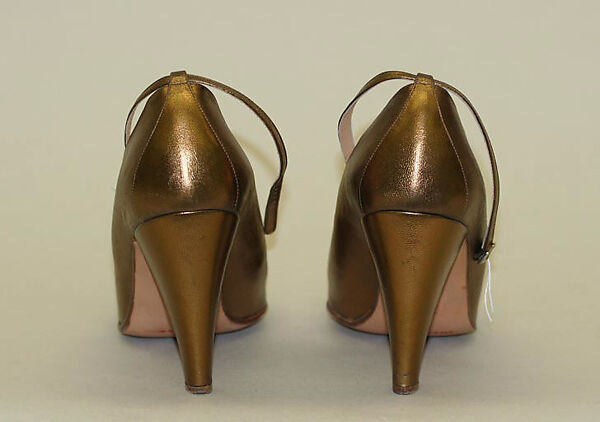 Shoes, Maud Frizon (French, born 1942), leather, French