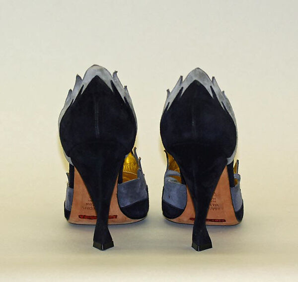 Pumps, François Villon, leather, French