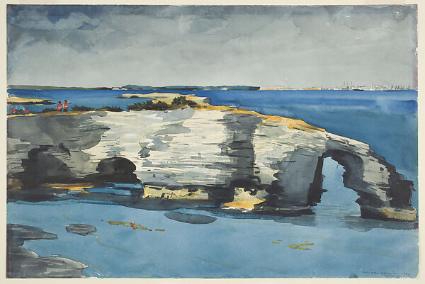 Coral Formation, Winslow Homer (American, Boston, Massachusetts 1836–1910 Prouts Neck, Maine), Watercolor and graphite on wove paper, American 