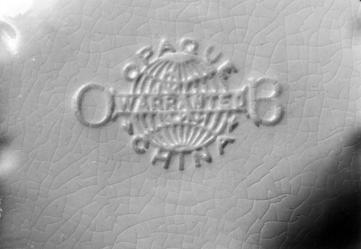 Teapot, Ott and Brewer (American, Trenton, New Jersey, 1871–1893), Earthenware, American