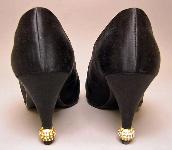 Pumps, Roger Vivier (French, 1913–1998), silk, French