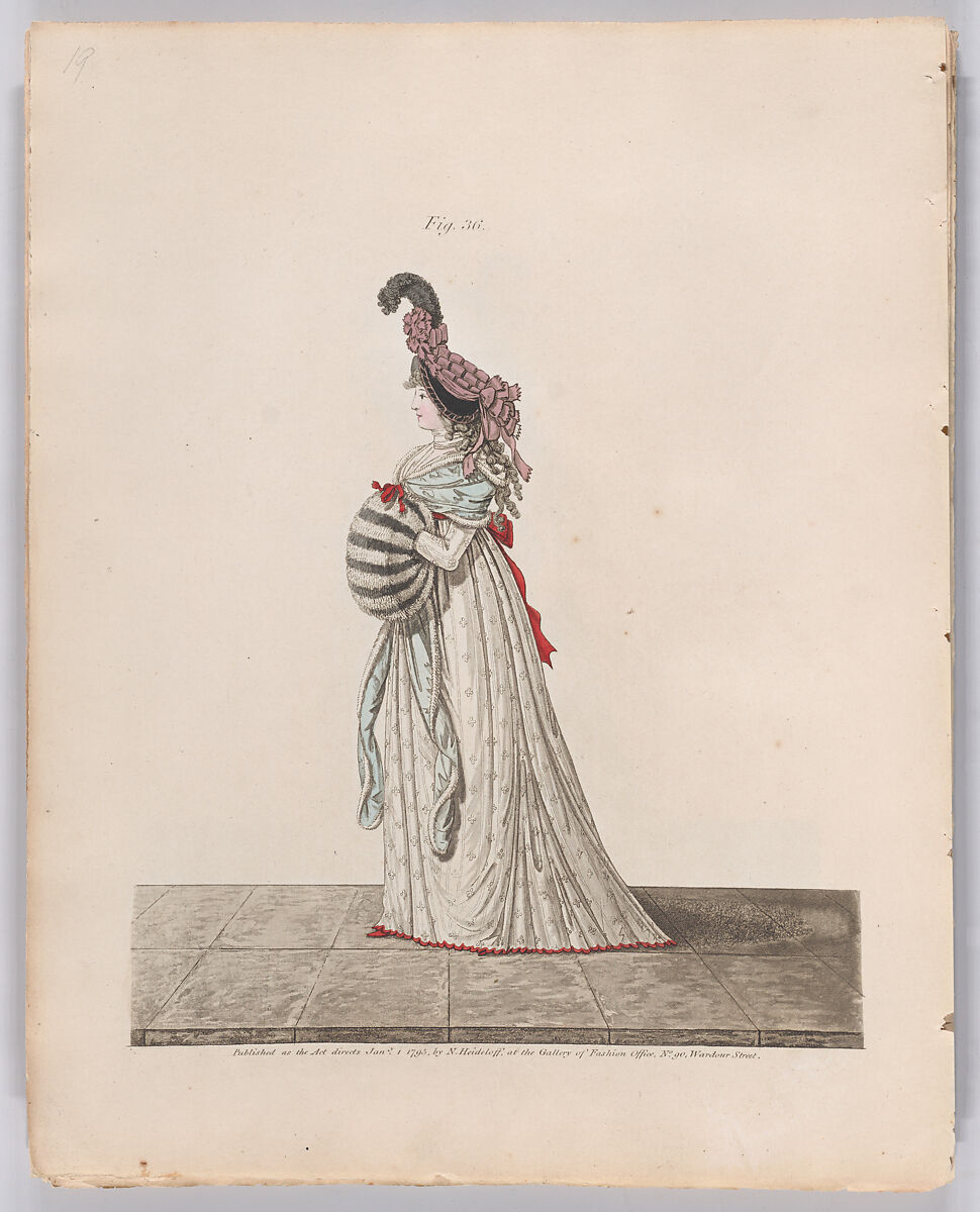 Gallery of Fashion, vol. I: April 1, 1794- March 1, 1795, Nicolaus Heideloff (German, Stuttgart 1761–1837 The Hague), Illustrations: etching and engraving (hand colored)