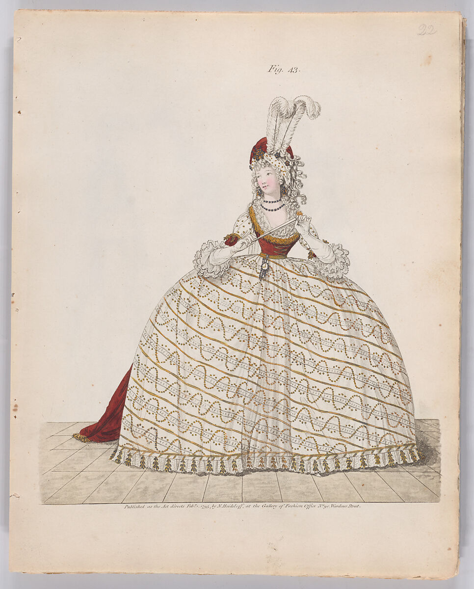 Gallery of Fashion, vol. I: April 1, 1794- March 1, 1795, Nicolaus Heideloff (German, Stuttgart 1761–1837 The Hague), Illustrations: etching and engraving (hand colored)