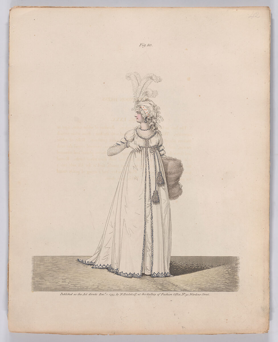 Gallery of Fashion, vol.II: April 1 1795 - March 1, 1796, Nicolaus Heideloff (German, Stuttgart 1761–1837 The Hague), Illustrations: etching and engraving (hand colored}