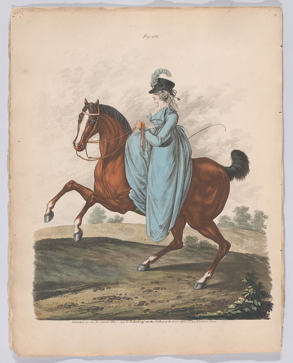 Gallery of Fashion, vol. IV: April 1 1797 - March 1 1798, Nicolaus Heideloff (German, Stuttgart 1761–1837 The Hague), Illustrations: etching and engraving (hand colored)