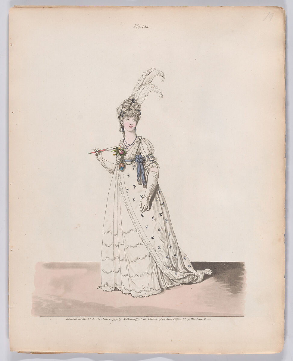 Gallery of Fashion, vol. IV: April 1 1797 - March 1 1798, Nicolaus Heideloff (German, Stuttgart 1761–1837 The Hague), Illustrations: etching and engraving (hand colored)