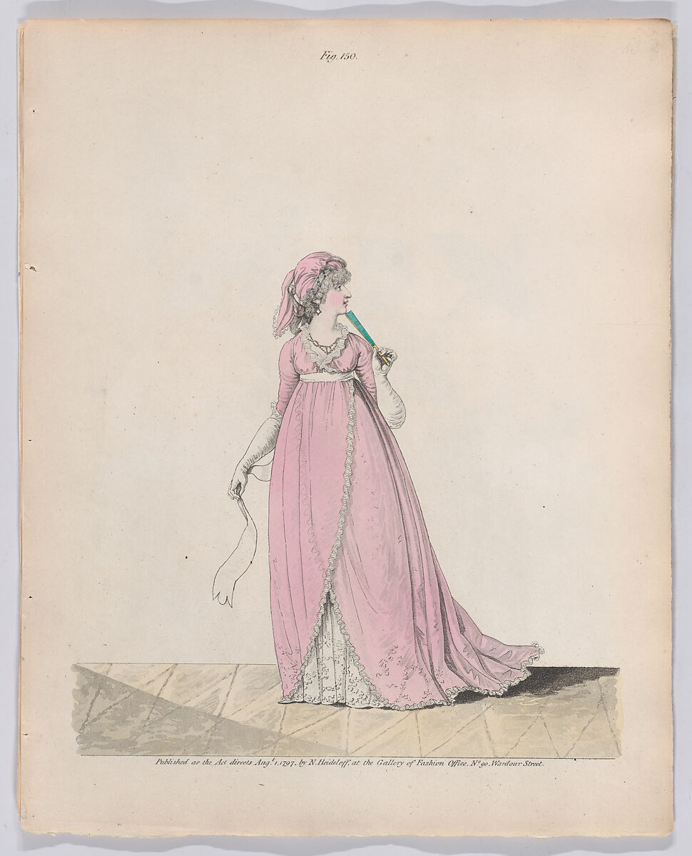 Gallery of Fashion, vol. IV: April 1 1797 - March 1 1798, Nicolaus Heideloff (German, Stuttgart 1761–1837 The Hague), Illustrations: etching and engraving (hand colored)