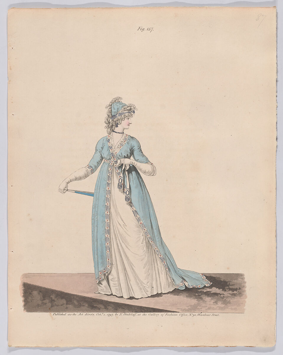Gallery of Fashion, vol. IV: April 1 1797 - March 1 1798, Nicolaus Heideloff (German, Stuttgart 1761–1837 The Hague), Illustrations: etching and engraving (hand colored)