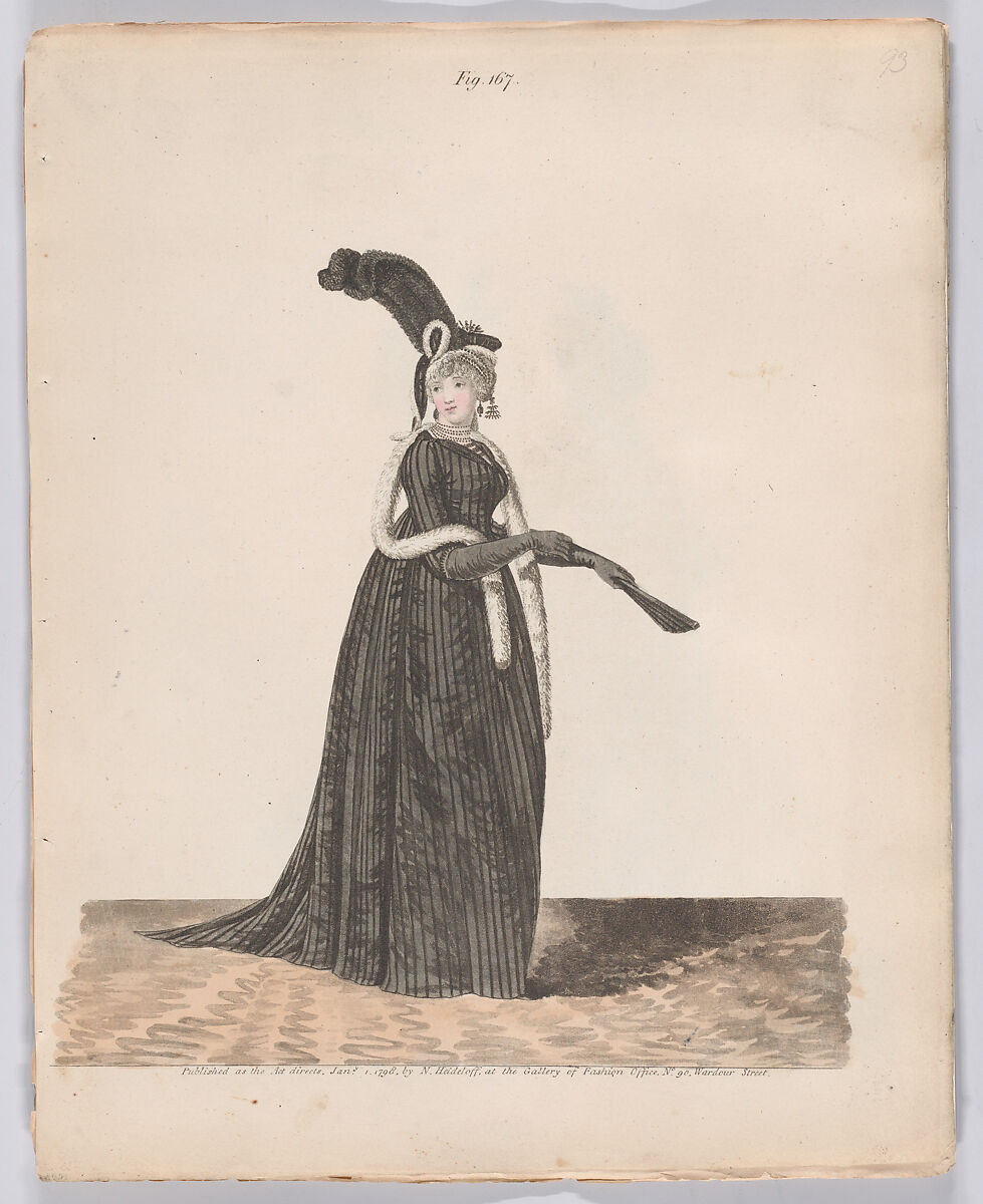 Gallery of Fashion, vol. IV: April 1 1797 - March 1 1798, Nicolaus Heideloff (German, Stuttgart 1761–1837 The Hague), Illustrations: etching and engraving (hand colored)