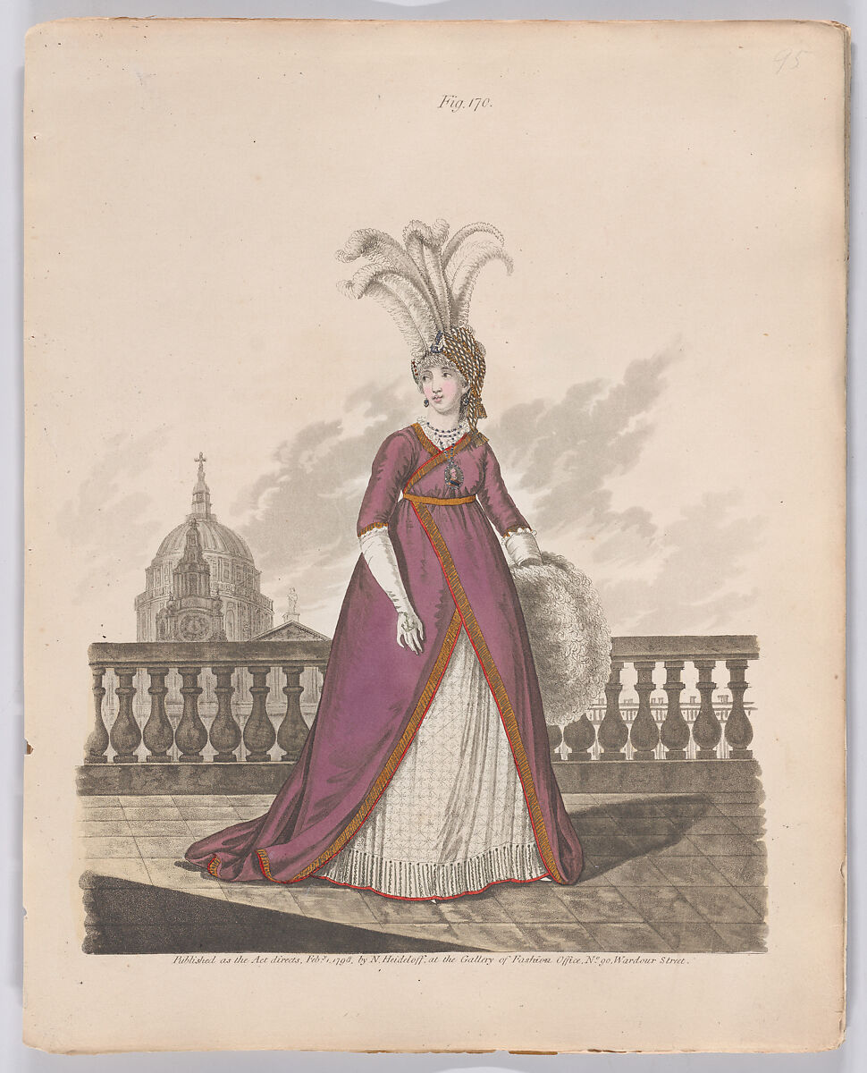 Gallery of Fashion, vol. IV: April 1 1797 - March 1 1798, Nicolaus Heideloff (German, Stuttgart 1761–1837 The Hague), Illustrations: etching and engraving (hand colored)