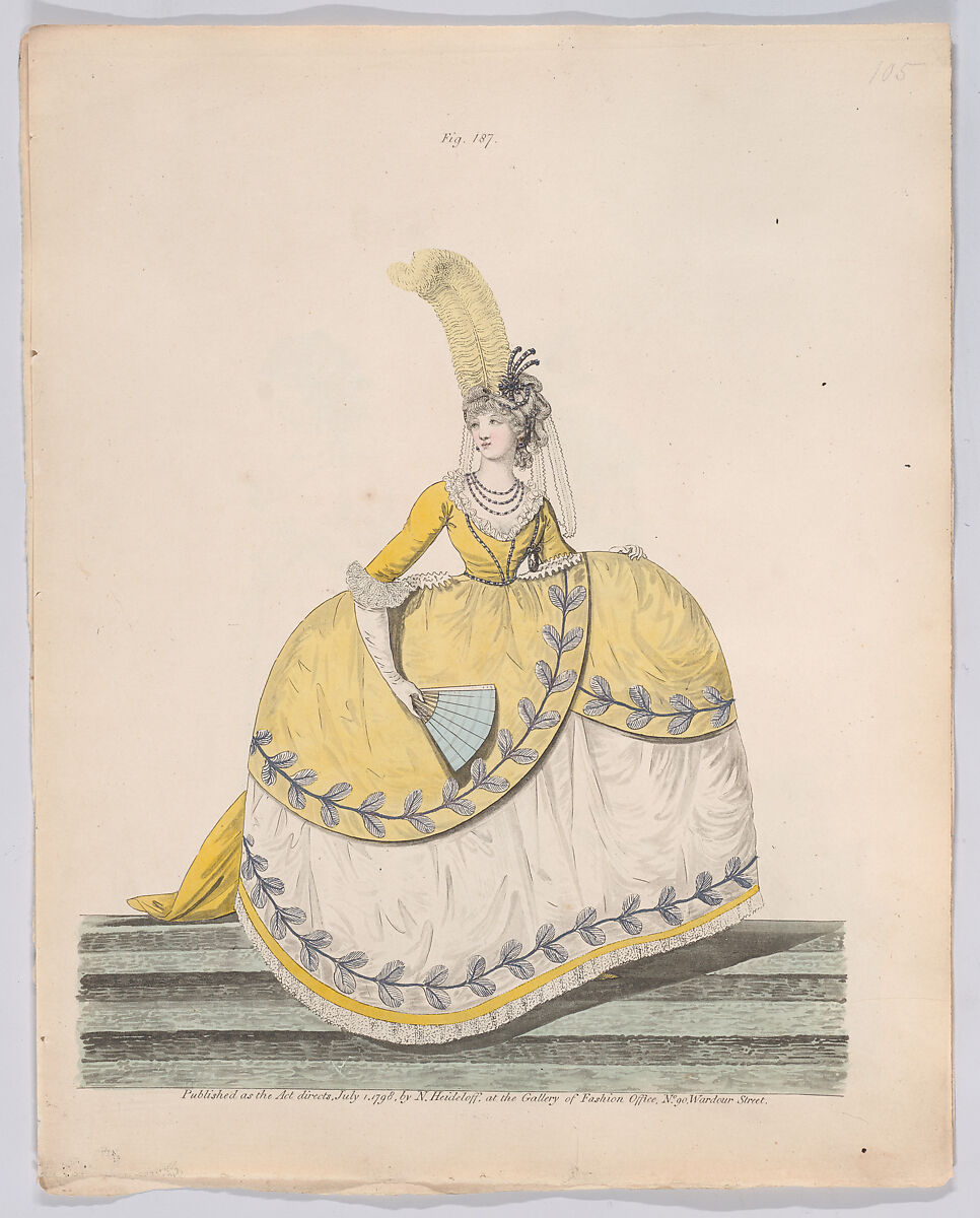 Gallery of Fashion, vol. V: April 1, 1798 - March 1 1799, Nicolaus Heideloff (German, Stuttgart 1761–1837 The Hague), Illustrations: etching and engraving (hand colored)