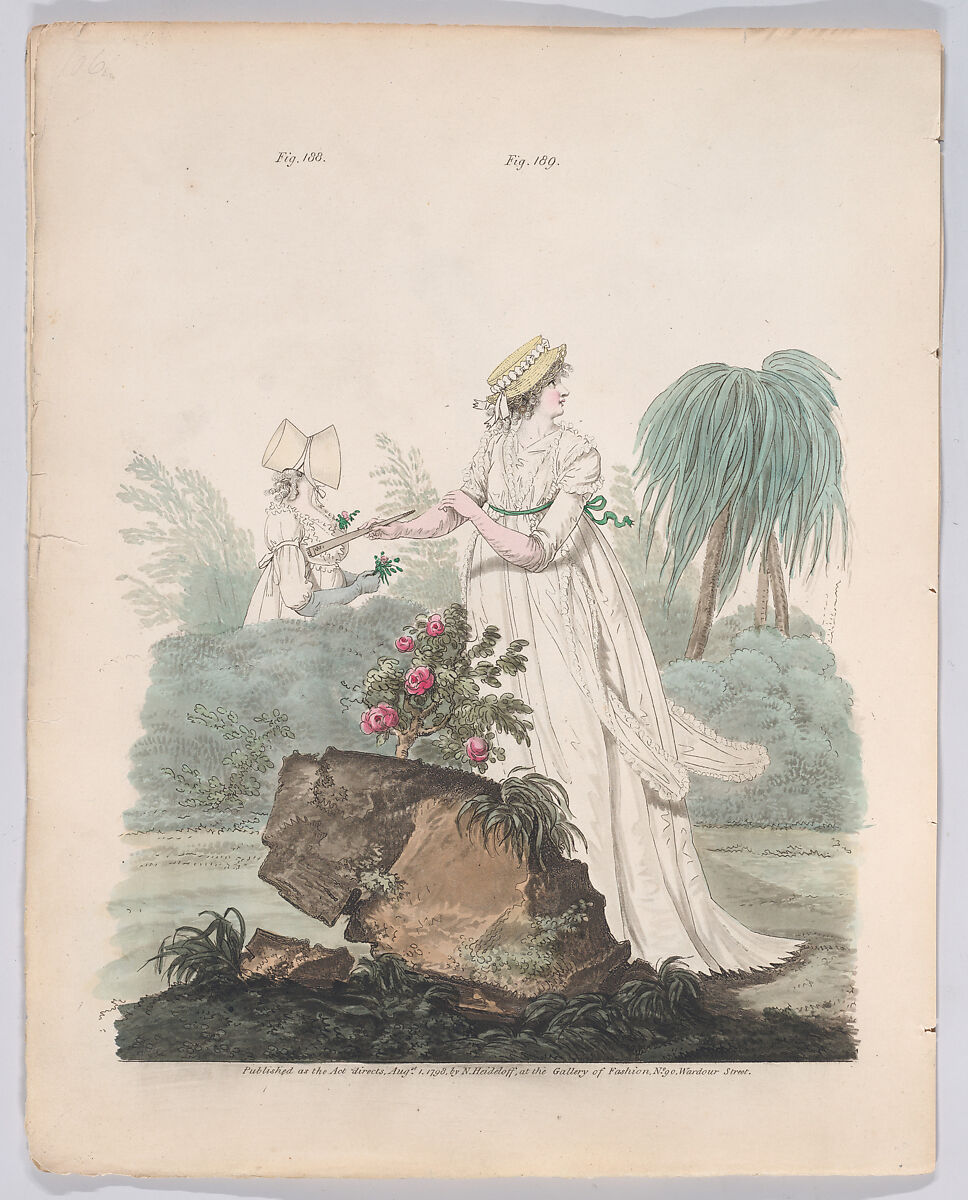 Gallery of Fashion, vol. V: April 1, 1798 - March 1 1799, Nicolaus Heideloff (German, Stuttgart 1761–1837 The Hague), Illustrations: etching and engraving (hand colored)