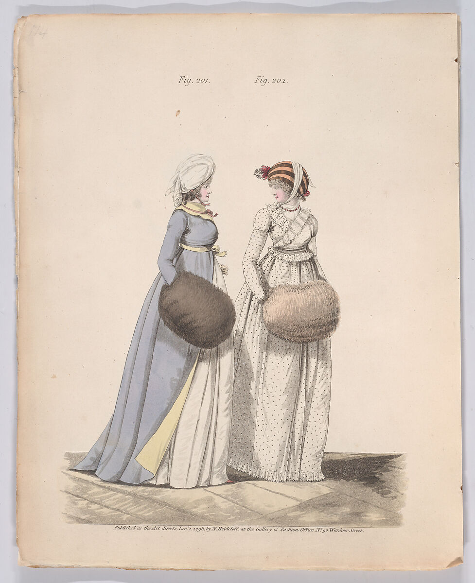 Gallery of Fashion, vol. V: April 1, 1798 - March 1 1799, Nicolaus Heideloff (German, Stuttgart 1761–1837 The Hague), Illustrations: etching and engraving (hand colored)