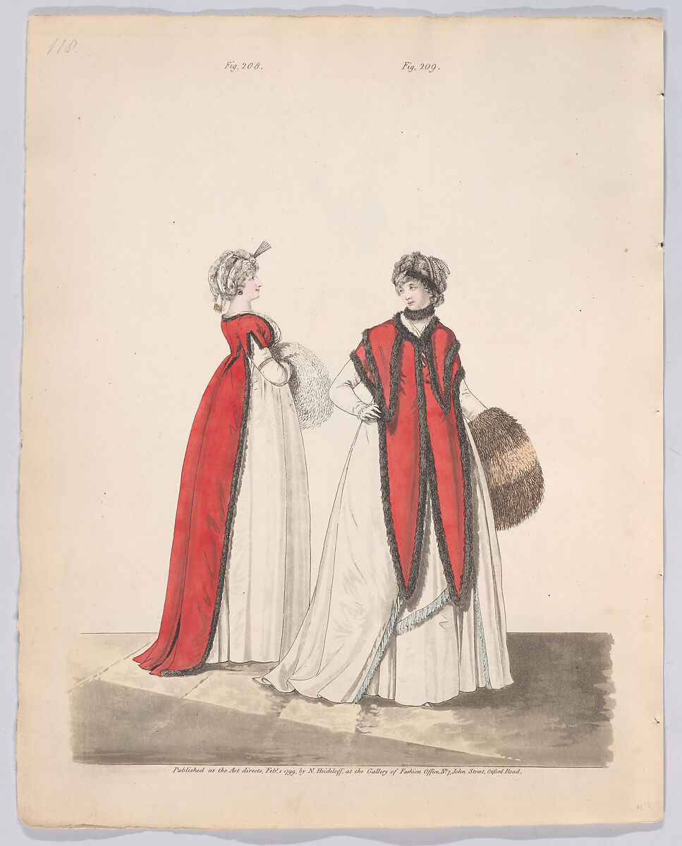 Gallery of Fashion, vol. V: April 1, 1798 - March 1 1799, Nicolaus Heideloff (German, Stuttgart 1761–1837 The Hague), Illustrations: etching and engraving (hand colored)
