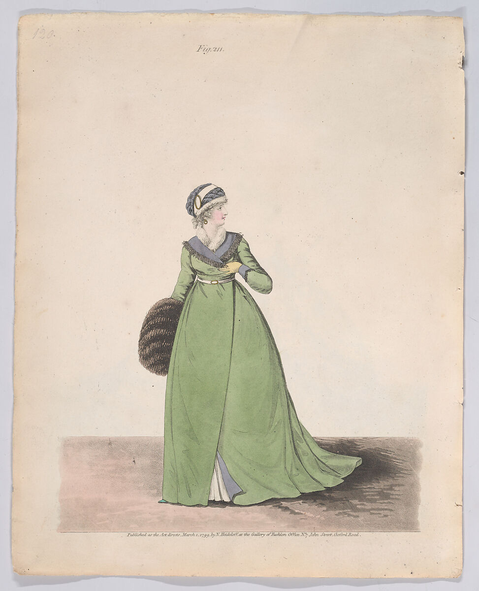 Gallery of Fashion, vol. V: April 1, 1798 - March 1 1799, Nicolaus Heideloff (German, Stuttgart 1761–1837 The Hague), Illustrations: etching and engraving (hand colored)