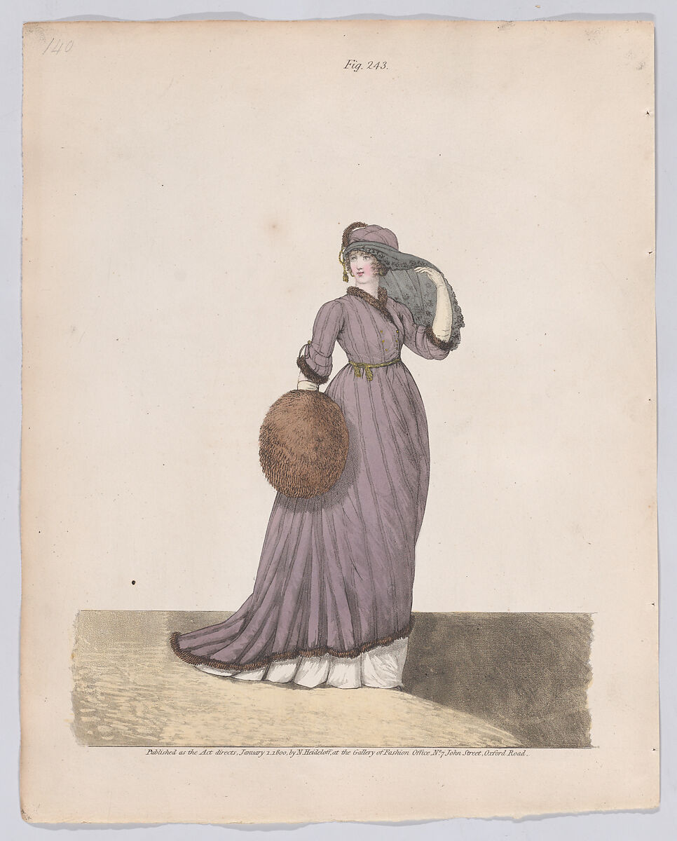 Gallery of Fashion, vol. VI: April 1 1799 - March 1 1800, Nicolaus Heideloff (German, Stuttgart 1761–1837 The Hague), Illustrations: etching and engraving (hand colored)