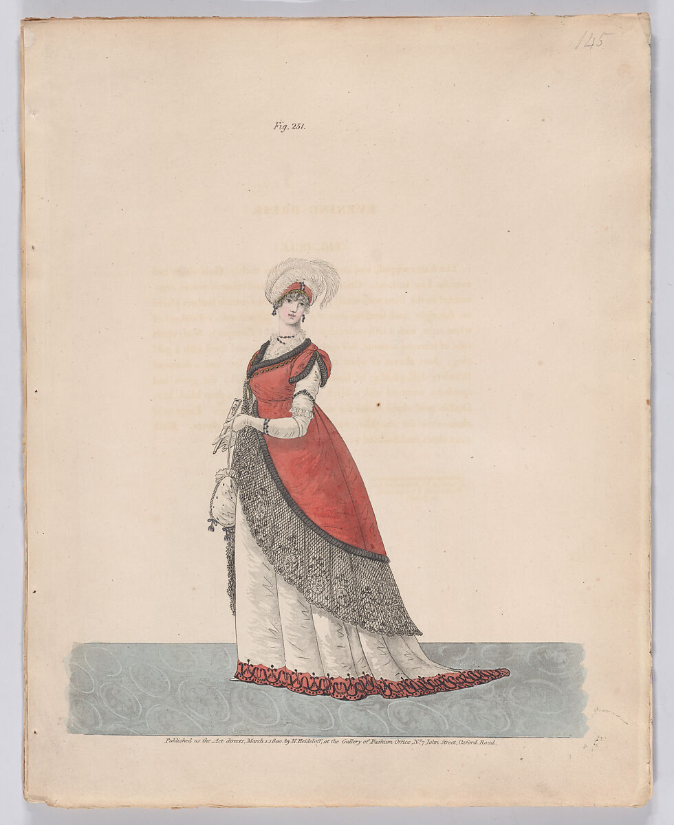 Gallery of Fashion, vol. VI: April 1 1799 - March 1 1800, Nicolaus Heideloff (German, Stuttgart 1761–1837 The Hague), Illustrations: etching and engraving (hand colored)