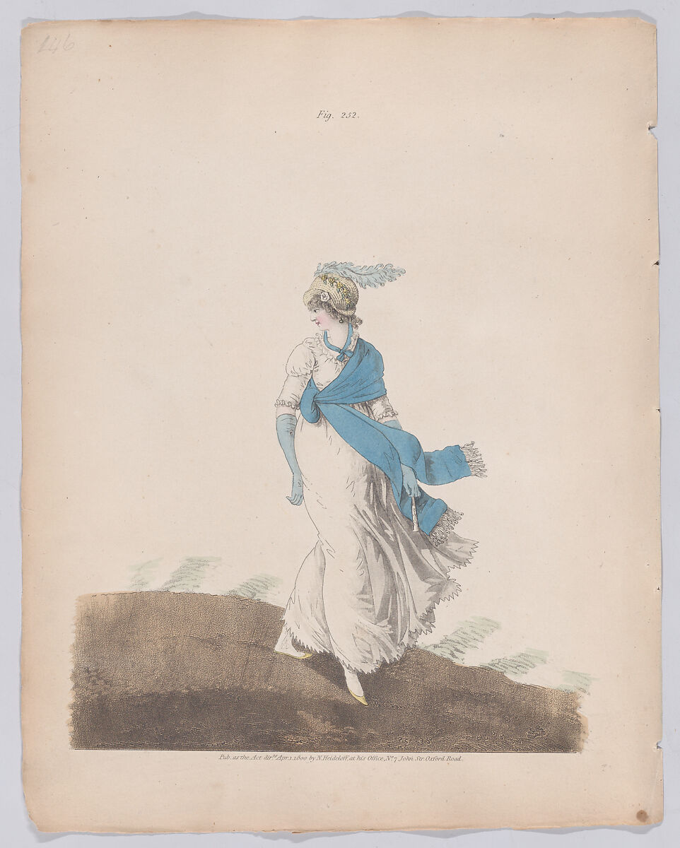 Gallery of Fashion, vol. VII: April 1 1800 - March 1 1801, Nicolaus Heideloff (German, Stuttgart 1761–1837 The Hague), Illustrations: etching and engraving (hand colored) 