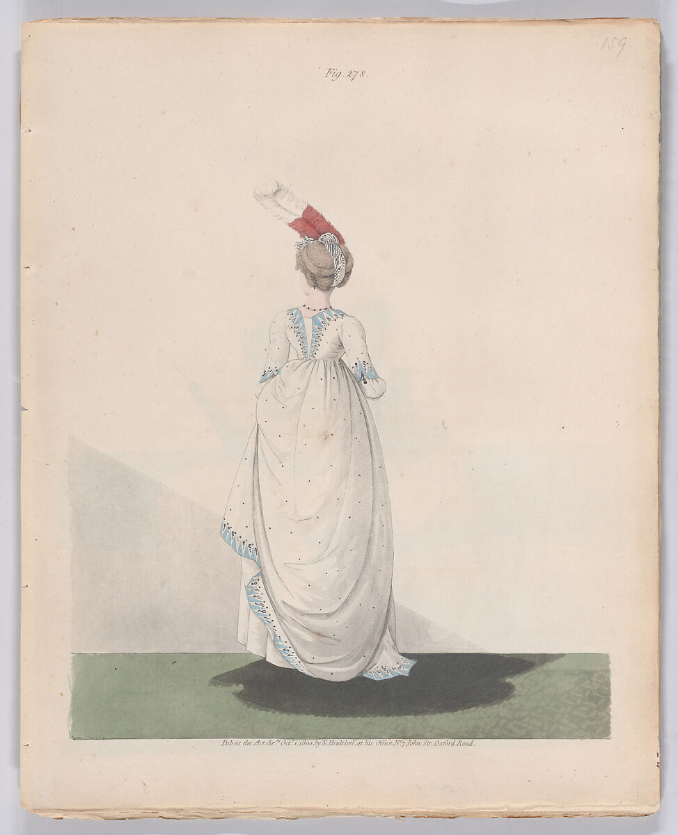Gallery of Fashion, vol. VII: April 1 1800 - March 1 1801, Nicolaus Heideloff (German, Stuttgart 1761–1837 The Hague), Illustrations: etching and engraving (hand colored)