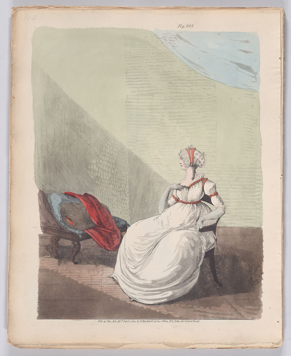 Gallery of Fashion, vol. VII: April 1 1800 - March 1 1801, Nicolaus Heideloff (German, Stuttgart 1761–1837 The Hague), Illustrations: etching and engraving (hand colored)
