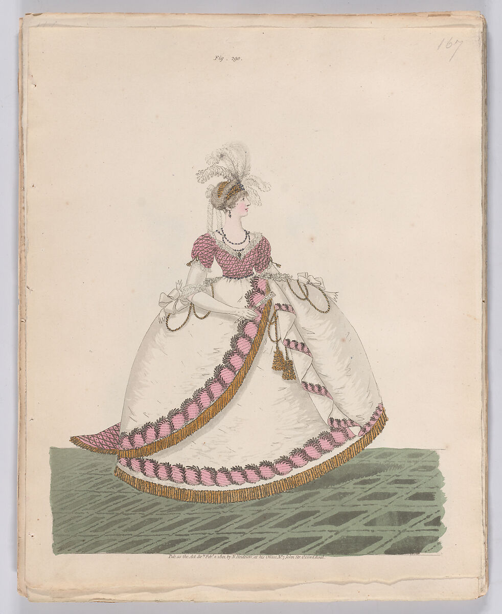Gallery of Fashion, vol. VII: April 1 1800 - March 1 1801, Nicolaus Heideloff (German, Stuttgart 1761–1837 The Hague), Illustrations: etching and engraving (hand colored)