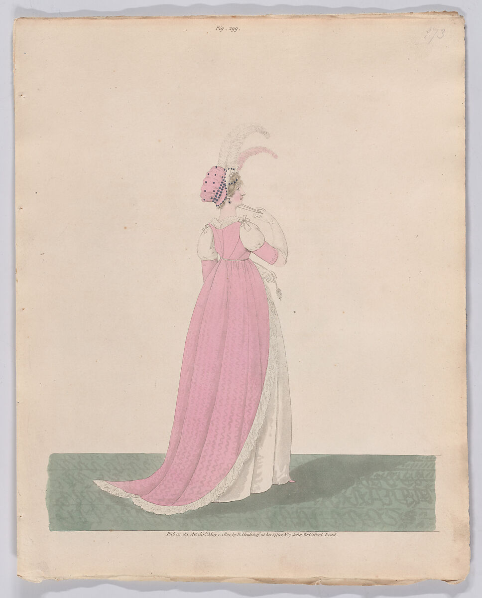 Gallery of Fashion, vol. VIII (April 1, 1801 - March 1 1802), Nicolaus Heideloff (German, Stuttgart 1761–1837 The Hague), Illustrations: etching and engraving (hand colored)