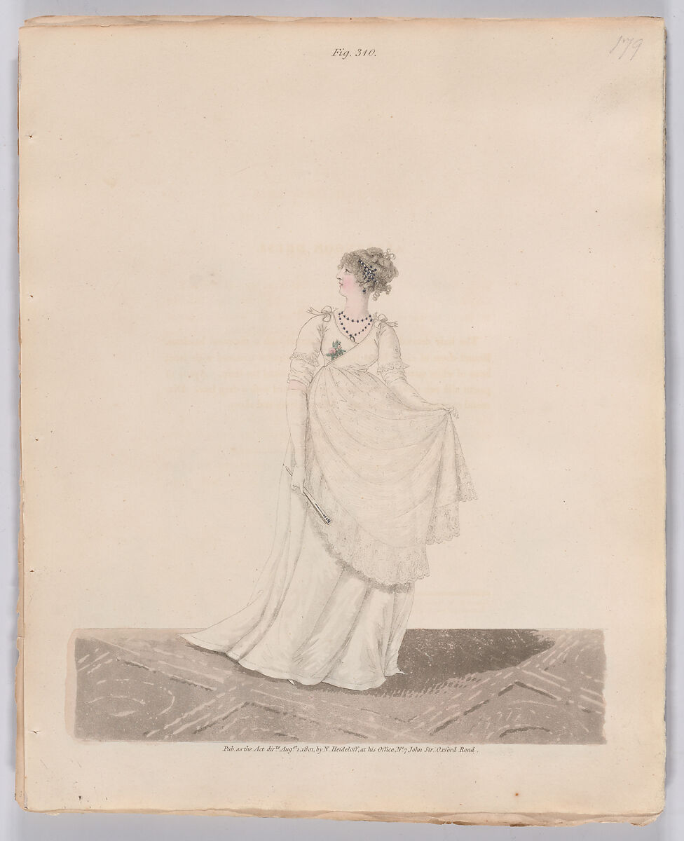 Gallery of Fashion, vol. VIII (April 1, 1801 - March 1 1802), Nicolaus Heideloff (German, Stuttgart 1761–1837 The Hague), Illustrations: etching and engraving (hand colored)