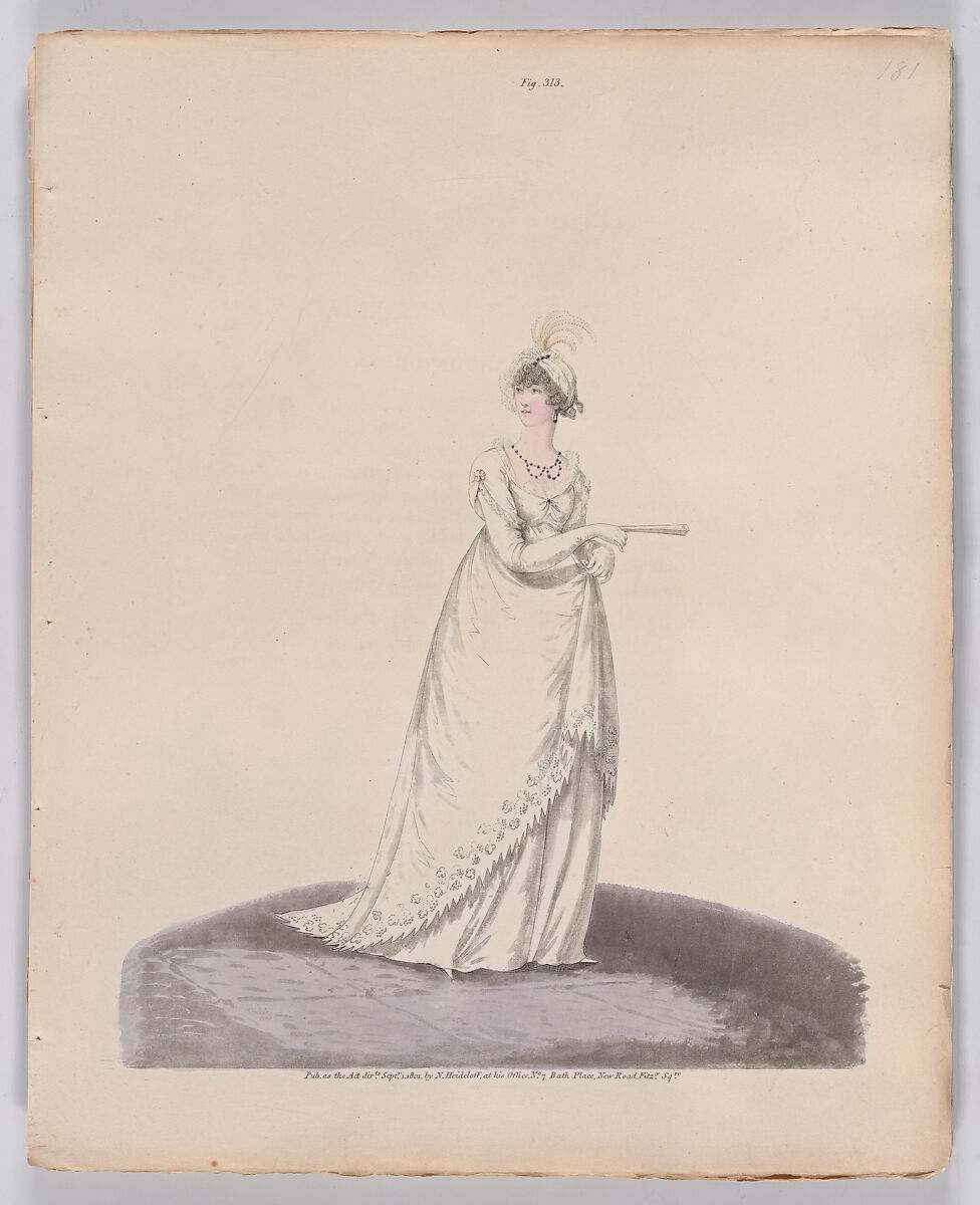 Gallery of Fashion, vol. VIII (April 1, 1801 - March 1 1802), Nicolaus Heideloff (German, Stuttgart 1761–1837 The Hague), Illustrations: etching and engraving (hand colored)