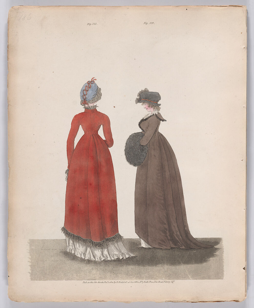 Gallery of Fashion, vol. VIII (April 1, 1801 - March 1 1802), Nicolaus Heideloff (German, Stuttgart 1761–1837 The Hague), Illustrations: etching and engraving (hand colored)