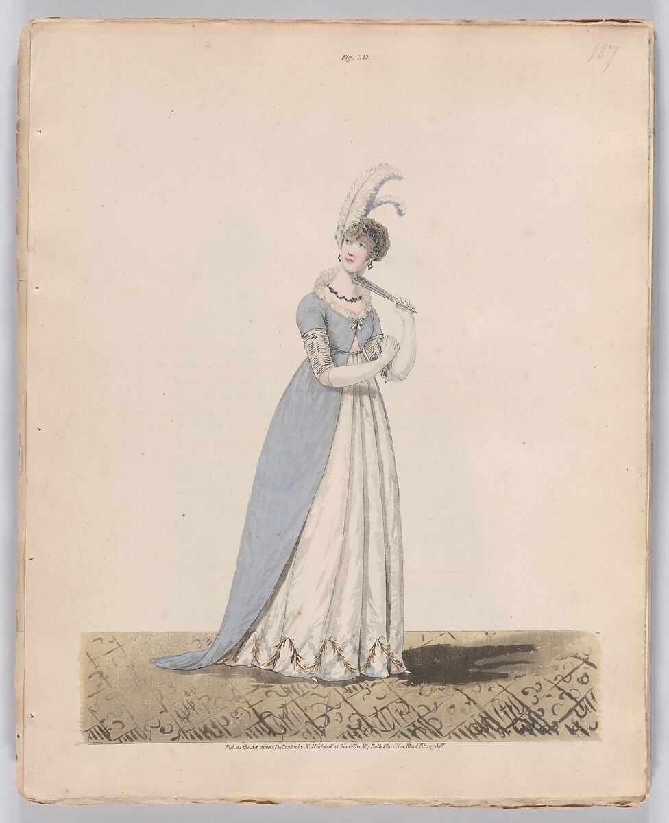 Gallery of Fashion, vol. VIII (April 1, 1801 - March 1 1802), Nicolaus Heideloff (German, Stuttgart 1761–1837 The Hague), Illustrations: etching and engraving (hand colored)