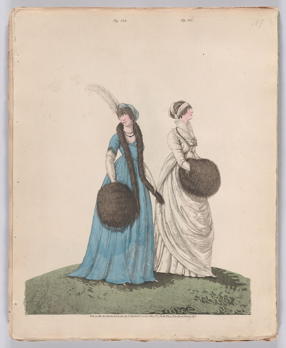 Gallery of Fashion, vol. VIII (April 1, 1801 - March 1 1802), Nicolaus Heideloff (German, Stuttgart 1761–1837 The Hague), Illustrations: etching and engraving (hand colored)
