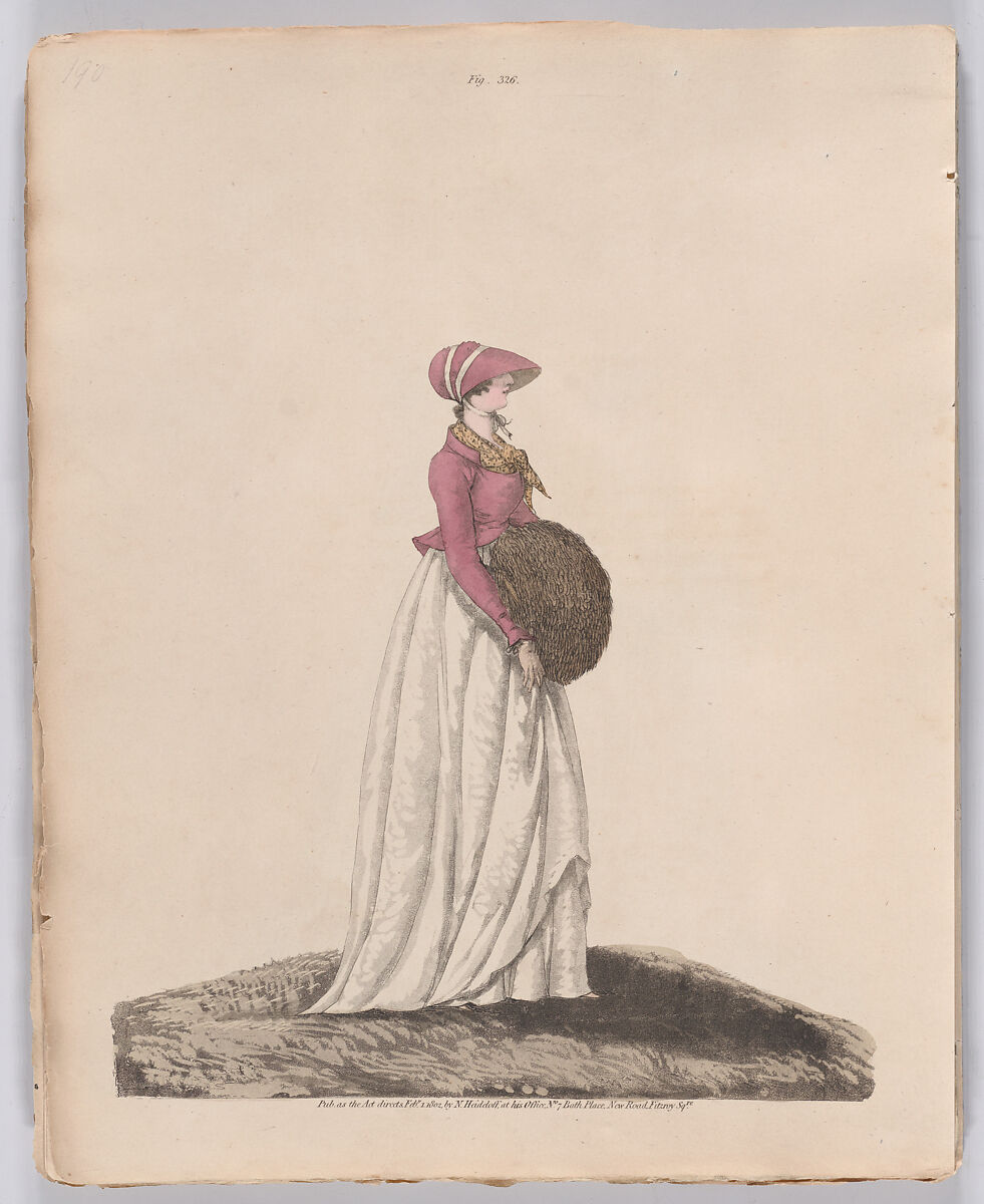 Gallery of Fashion, vol. VIII (April 1, 1801 - March 1 1802), Nicolaus Heideloff (German, Stuttgart 1761–1837 The Hague), Illustrations: etching and engraving (hand colored)