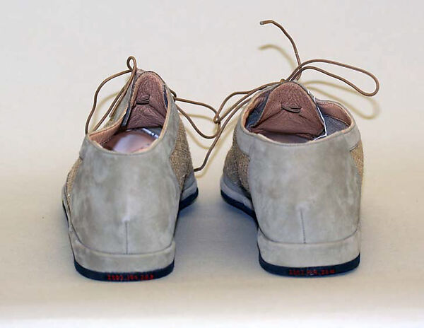 Shoes, linen, leather, Italian