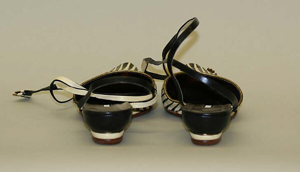 Shoes, Andrea Pfister (French, born Italy, 1942), leather, Italian